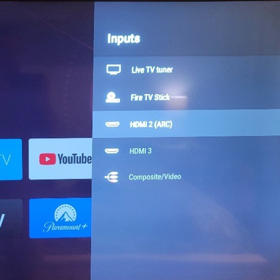 Select the proper source on your TV